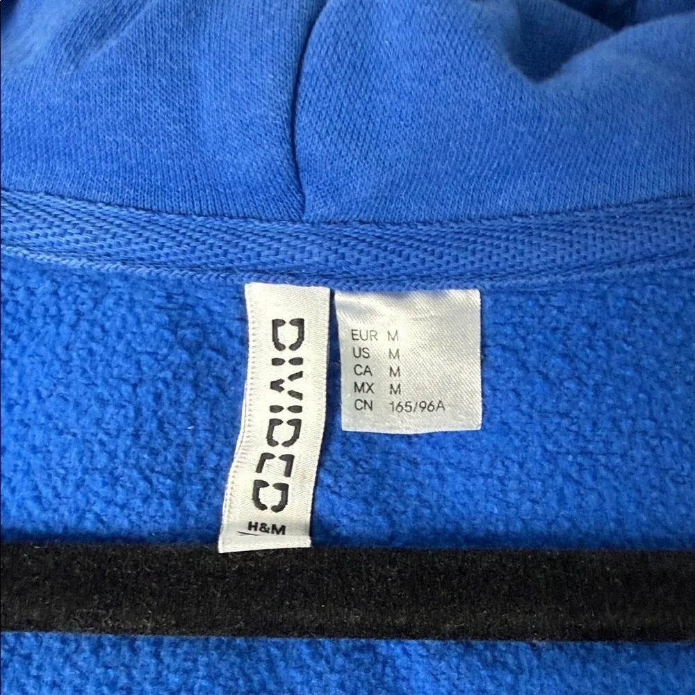 Divided Royal Blue Hoodie Jacket